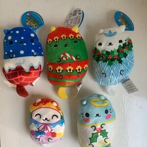 Colorful Holiday Plush Toy Collection Cats Vs Pickles